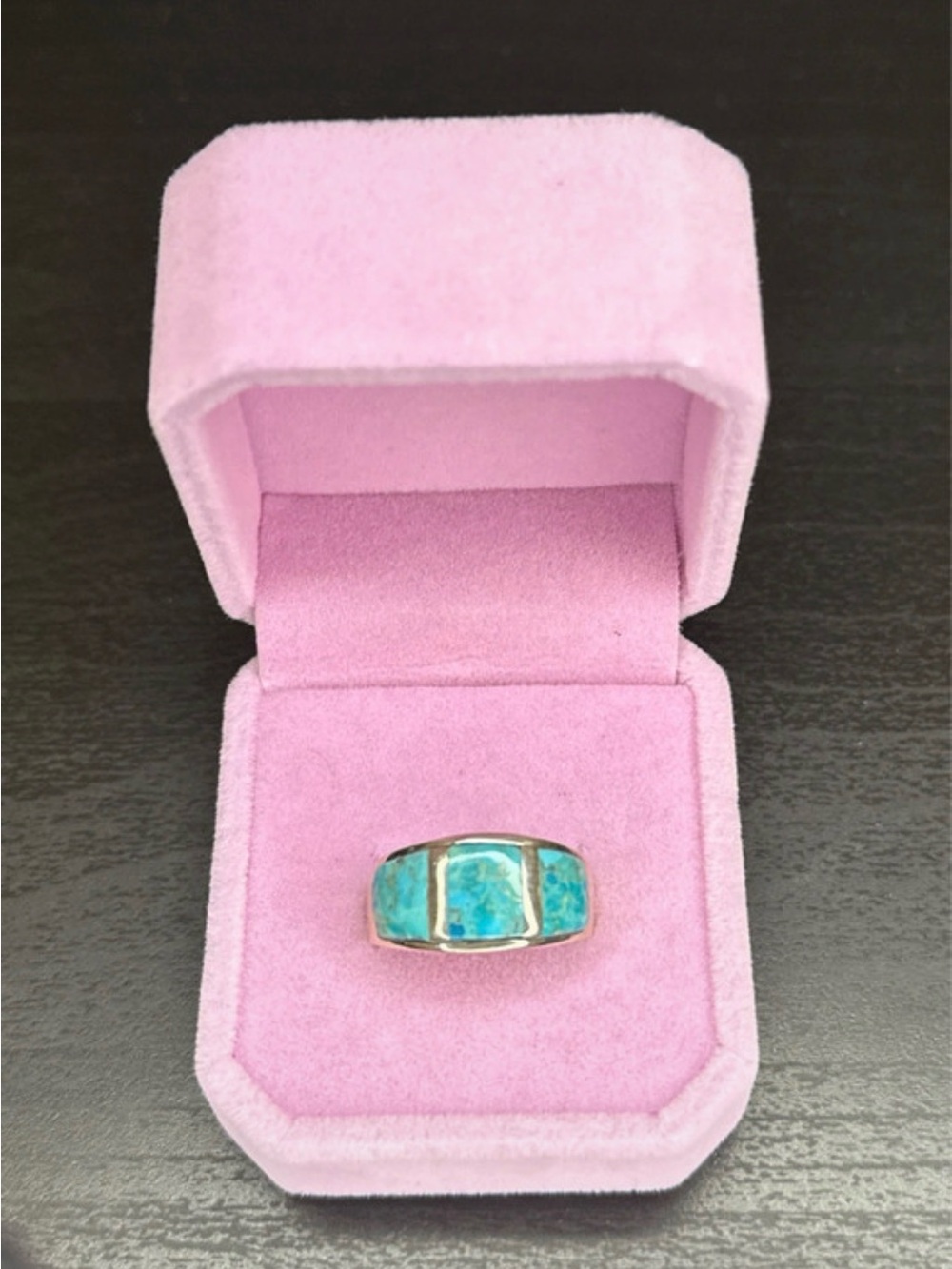 Turquoise 925 Sterling Silver Women's Ring